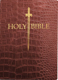 Ebook gratis para downloads KJV Sword Bible, Large Print, Walnut Alligator Bonded Leather, Thumb Index: (Red Letter, Burgundy, 1611 Version) RTF CHM