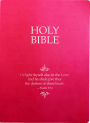 KJV Holy Bible, Delight Yourself In The Lord Life Verse Edition, Large Print, Berry Ultrasoft: (Red Letter, Pink, 1611 Version)