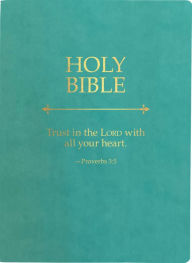 Title: KJV Holy Bible, Trust In The Lord Life Verse Edition, Large Print, Coastal Blue Ultrasoft: (Red Letter, Teal, 1611 Version), Author: Whitaker House