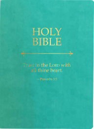 Title: KJV Holy Bible, Trust In The Lord Life Verse Edition, Large Print, Coastal Blue Ultrasoft: (Red Letter, Teal, 1611 Version), Author: Whitaker House