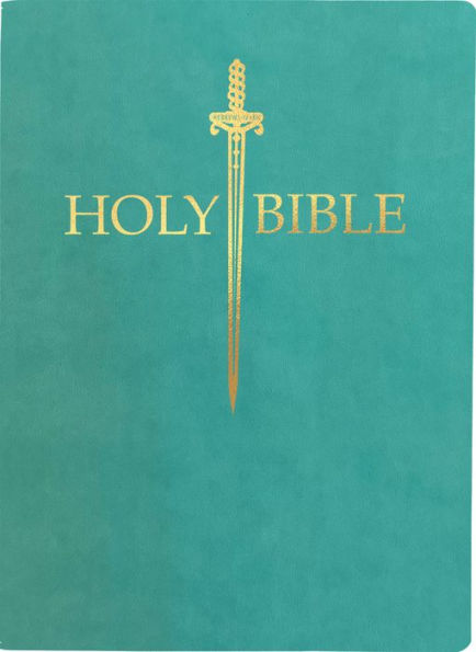 KJV Sword Bible, Large Print, Coastal Blue Ultrasoft: (Red Letter, Teal, 1611 Version)