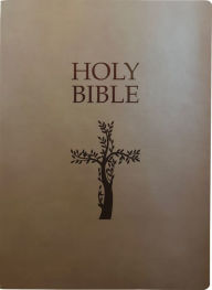 Title: KJV Holy Bible, Cross Design, Large Print, Coffee Ultrasoft: (Red Letter, Brown, 1611 Version), Author: Whitaker House