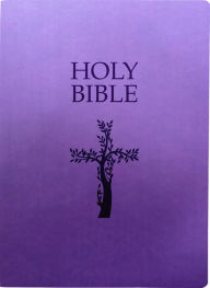 Title: KJV Holy Bible, Cross Design, Large Print, Royal Purple Ultrasoft: (Red Letter, 1611 Version), Author: Whitaker House