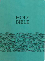 Title: KJV Holy Bible, Wave Design, Large Print, Coastal Blue Ultrasoft: (Red Letter, Teal, 1611 Version), Author: Whitaker House