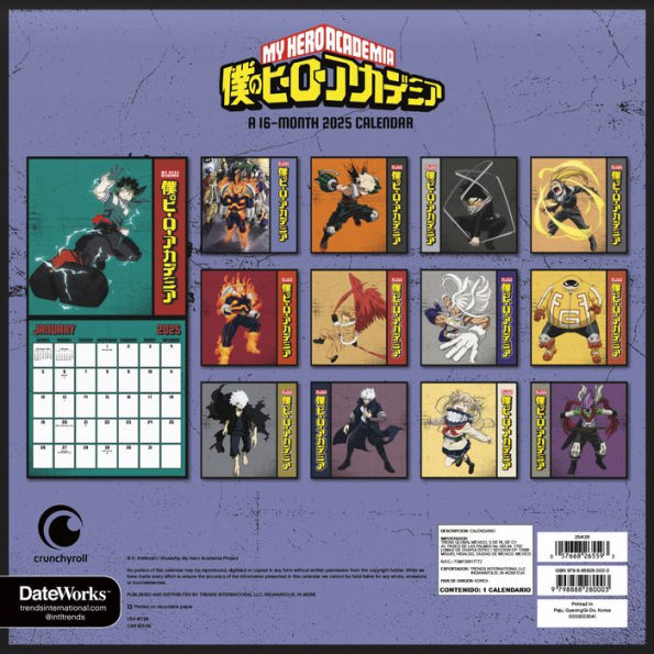 On sale My Hero Academia Manga Set + 2023 Calender!