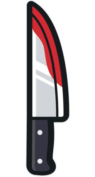Butcher Knife Shapmark Bookmark