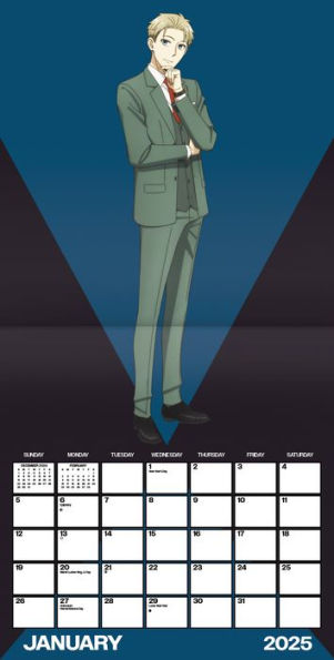 2025 Spy x Family Wall Calendar