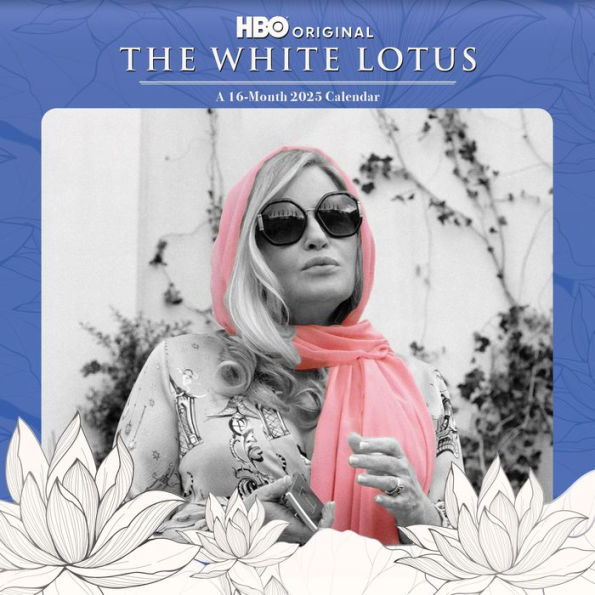 2025 White Lotus Wall Calendar