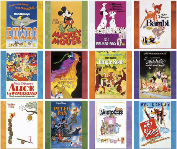 2025 Disney Classic Posters Oversized Wall Calendar