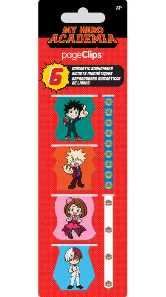 My Hero Academia Manga Magnetic Page Clips