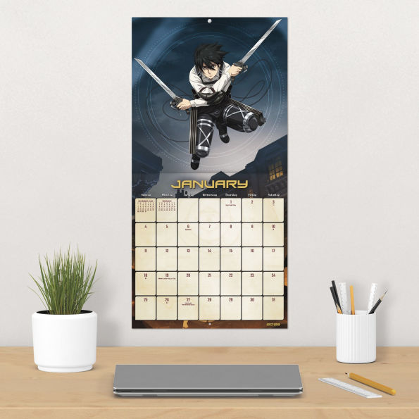 2026 Attack on Titan Wall Calendar