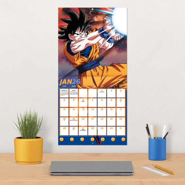 2026 Dragon Ball Z Wall Calendar