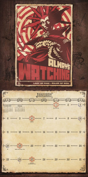 2026 Dungeons & Dragons Wall Calendar