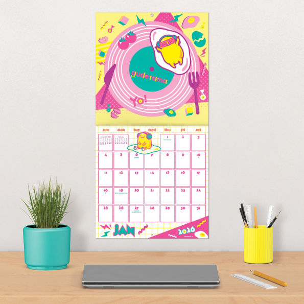 2026 Gudetama Wall Calendar
