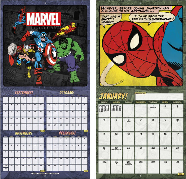 2026 Marvel Wall Calendar