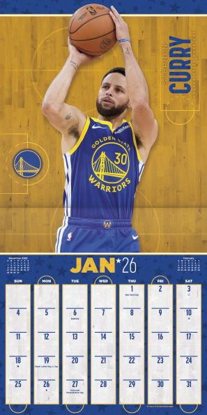 2026 NBA Superstars Wall Calendar