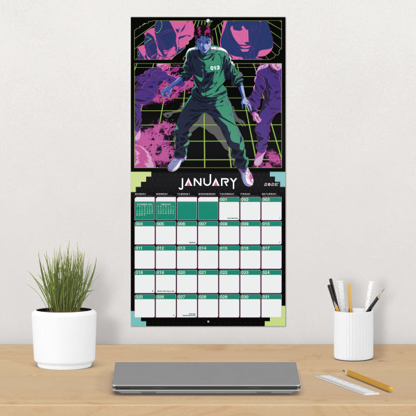 2026 Squid Game Wall Calendar