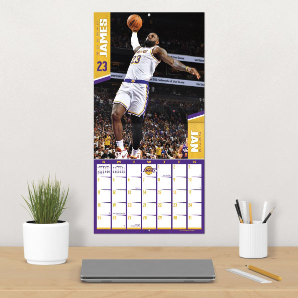 2026 NBA Dunks Wall Calendar