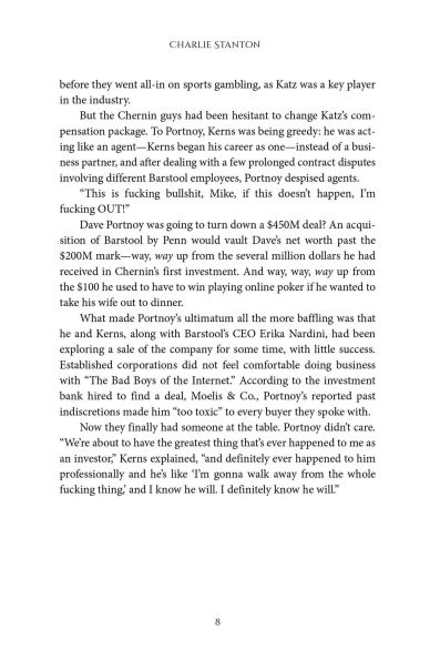 How the Jester Became King: Dave Portnoy and Unauthorized Real Story of Barstool Sports