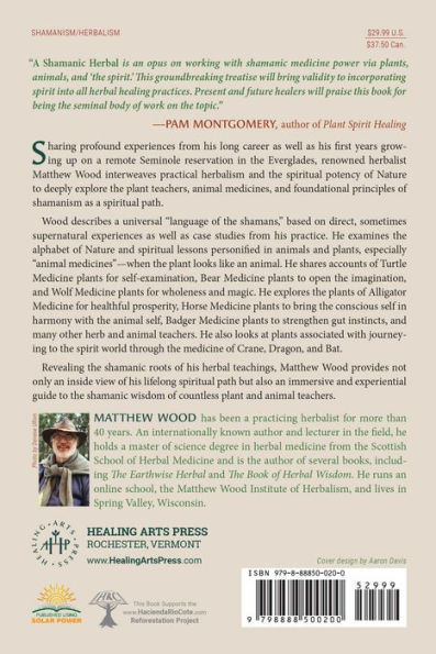 A Shamanic Herbal: Plant Teachers and Animal Medicines