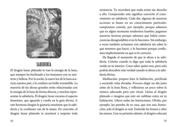 La sabiduría del dragón: Un mazo de 43 cartas y libro