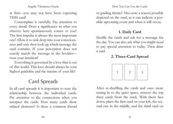 Angelic Vibrations Oracle: A 50-Card Deck and Guidebook