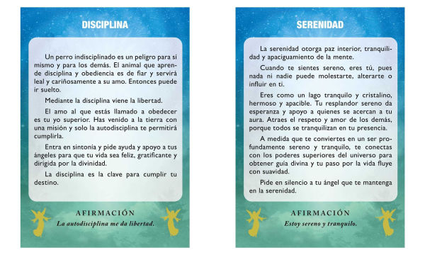 Los angeles de luz: Cartas de bolsillo