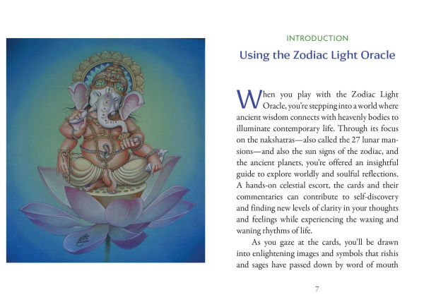 The Zodiac Light Oracle: Nakshatras, Sun Signs, and Planets