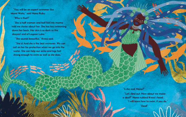 Kwesi and Nana Ruby Learn to Swim