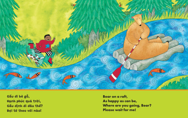 Bear on a Bike (Bilingual Vietnamese & English)