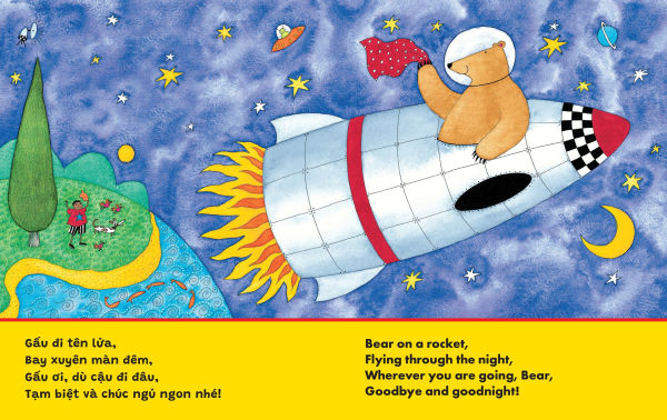 Bear on a Bike (Bilingual Vietnamese & English)