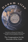 Donum vitae: Instruction on Respect for Human Life in Its Origin and on the Dignity of Procreation