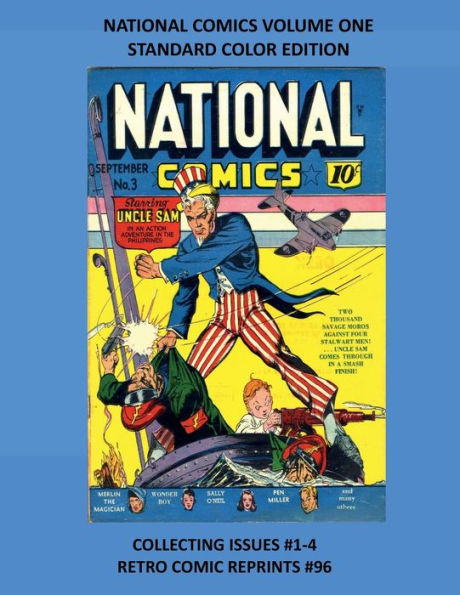 NATIONAL COMICS VOLUME ONE STANDARD COLOR EDITION: COLLECTING ISSUES #1-4 RETRO COMIC REPRINTS #96