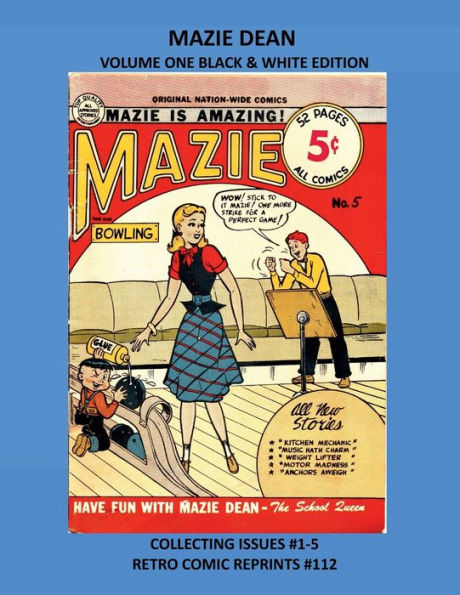 MAZIE DEAN VOLUME ONE BLACK & WHITE EDITION: COLLECTING ISSUES #1-5 RETRO COMIC REPRINTS #112