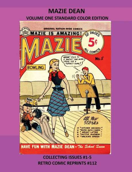 MAZIE DEAN VOLUME ONE STANDARD COLOR EDITION: COLLECTING ISSUES #1-5 RETRO COMIC REPRINTS #112