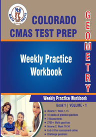 Title: PARCC Assessments Test Prep: Geometry Weekly Practice WorkBook Volume 1:, Author: Gowri Vemuri