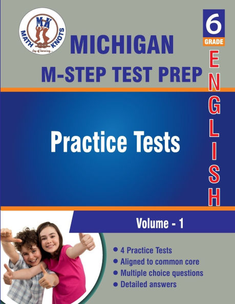 Michigan State , 6th Grade ELA Practice Tests ,Volume 1