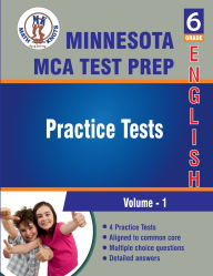 Title: Minnesota State (MCA) Comprehensive Assessment , 6th Grade ELA Practice Tests ,Volume 1, Author: Math-knots