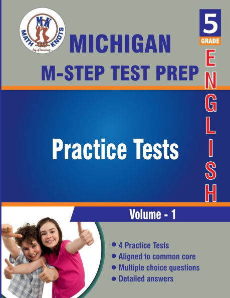 Michigan State , 5th Grade ELA Practice Tests ,Volume 1