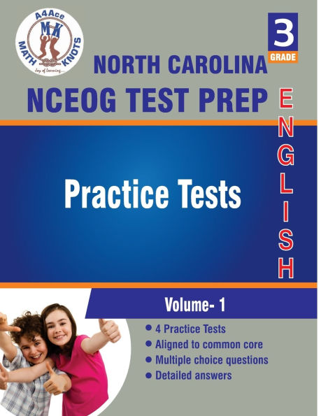 North Carolina State (NC EOG) Test Prep , 3rd Grade ELA Practice Tests: Volume 1: