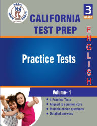 California State Test Prep , 3rd Grade ELA Practice Tests: Volume 1
