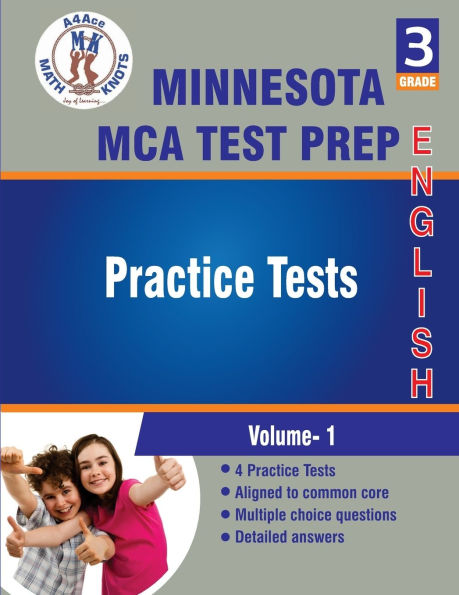Minnesota State (MCA) Comprehensive Assessment Test Prep , 3rd Grade ELA Practice Tests: Volume 1: