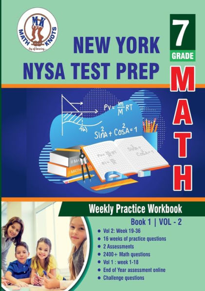 New York State (NYST) Test Prep: 7th Grade Math : Weekly Practice Workbook Volume 2: