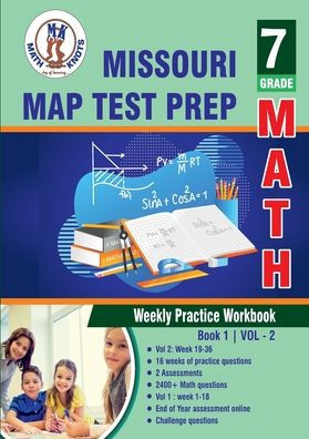 Missouri Assessment Program (MAP) Test Prep: 7th Grade Math : Weekly Practice WorkBook Volume 2: