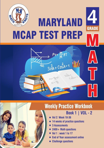 Maryland Comprehensive Assessment Program (MCAP) , 4th Grade ELA Practice Tests ,Volume 2