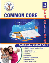 Title: 3rd grade Common Core ELA Test Prep: Weekly Practice Work Book , Volume 1:, Author: Gowri Vemuri