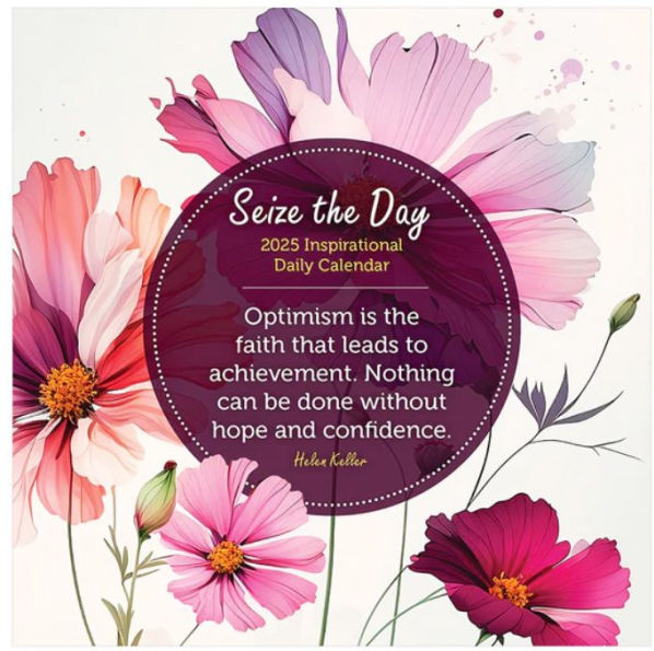 2025 Seize the Day Daily Desktop Calendar