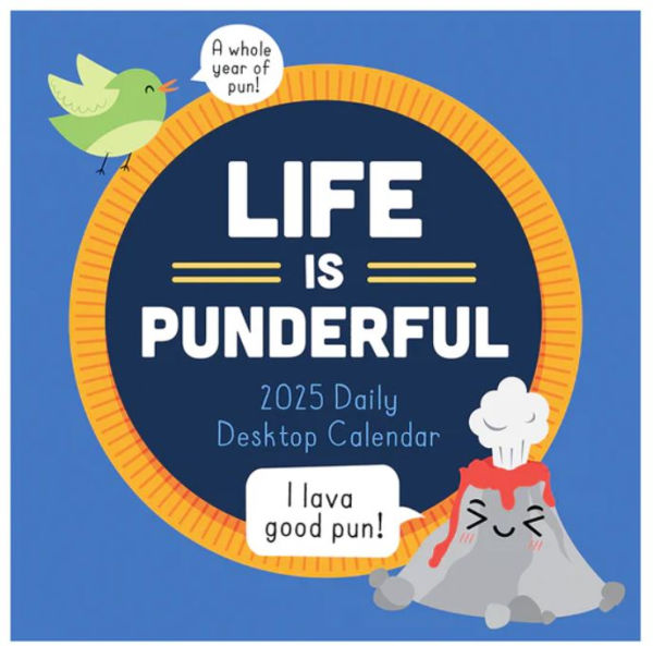 2025 Puns of Fun Daily Desktop Calendar