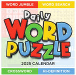 Alternative view 1 of 2025 Daily Word Puzzle Daily Desktop Calendar