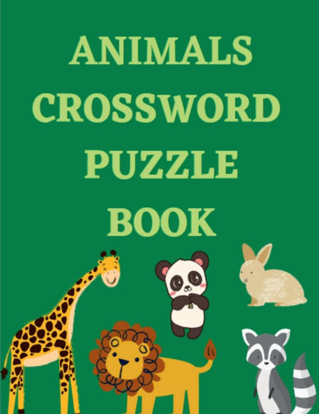 Animals Crossword Puzzle Book